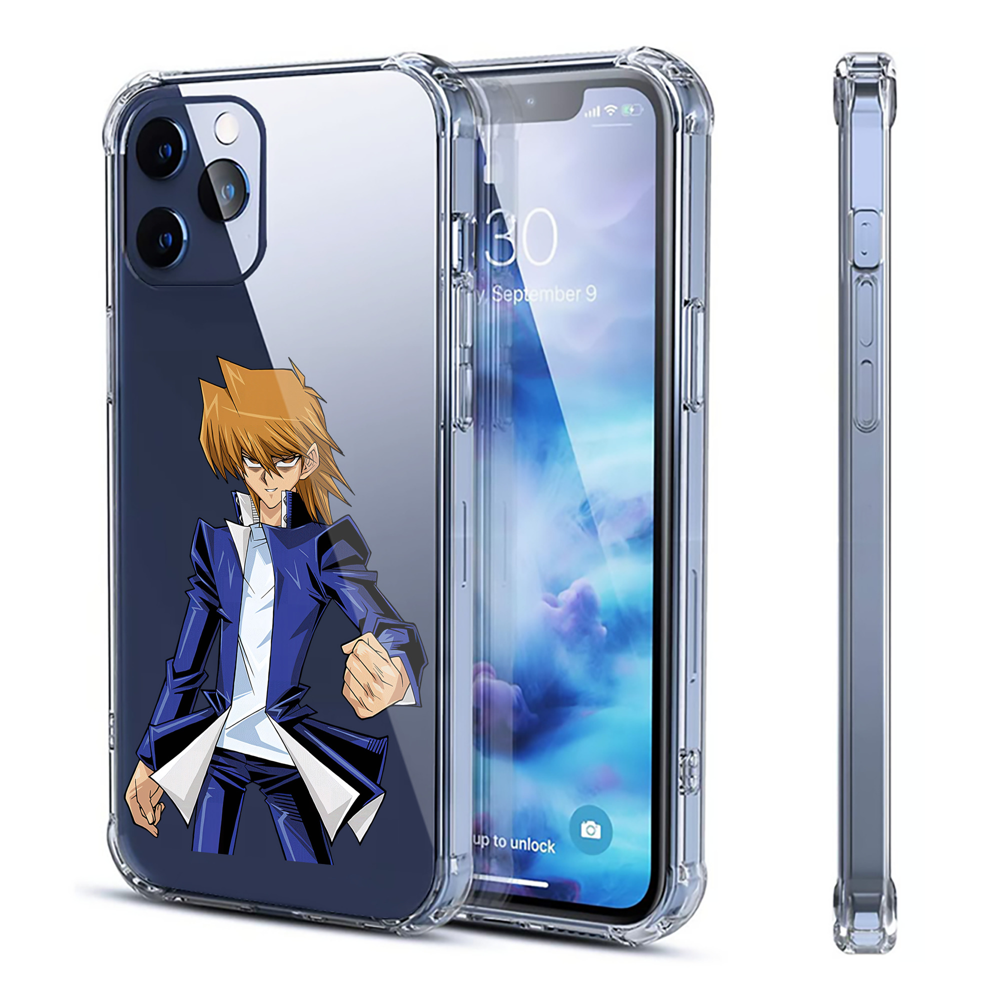 （画像用） 遊☆戯☆王 Yu-Gi-Oh! 【iPhone 12シリーズ対応】透明スマホケース（クリアソフトケース）